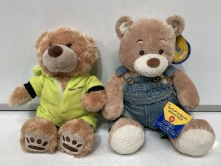 BOX OF ASSORTED BUILD-A-BEAR STUFFED ANIMALS