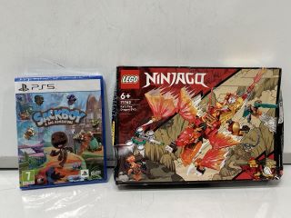 BOX OF ASSORTED ITEMS TO INCLUDE LEGO NINJAGO KAI'S FIRE DRAGON EVO