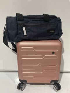 QTY OF PRODUCTS TO INCLUDING SA PRODUCTS CABIN BAG/SMALL SUITCASE PINK & SAMSONITE MINI DUFFLE BAG