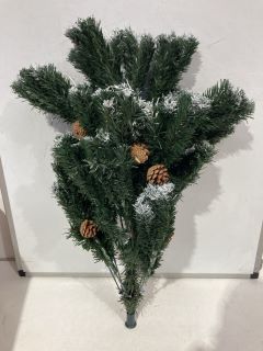 TECTAKE ARTIFICIAL CHRISTMAS TREE 180CM 705 TIPS WITH GREEN CONES