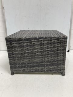 TECTAKE RATTAN SEAT MANHATTAN GREY