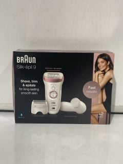 BRAUN SILK EPIL 9 WOMENS SHAVER RRP £170