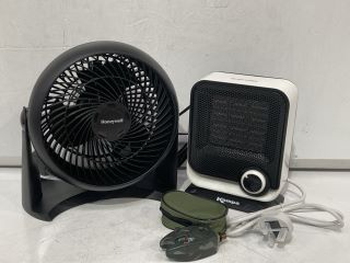 QTY OF ITEMS TO INCLUDE KEMPA DIDDY FAN HEATER