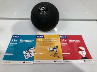 QTY OF ITEMS TO INCLUDE 2 KG RUBBER EXERCISE BALL