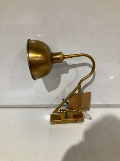 NKUKU PULAU WALL LIGHT ANTIQUE BRASS SMALL PS1701 RRP £68.89