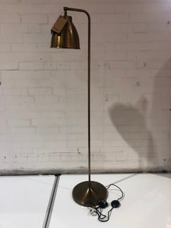 NKUKU MUTURI FLOOR LAMP ANTIQUE BRASS ONE SIZE 146 X 31CM (DIA) RRP £350