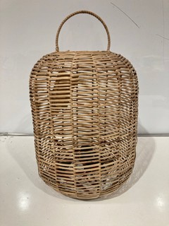 NKUKU NOKO WICKER LAMP NATURAL SMALL 48 X 30CM (DIA) NL1101 RRP £160