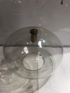 NKUKU OTORO GLASS PENDANT CLEAR GLASS LARGE ROUND 32 X 45 X 45CM (DIA) OP1502 RRP £250