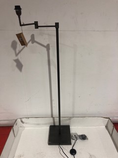 NKUKU KARA IRON FLOOR LAMP BRASS BRONZE LARGE ADJUSTABLE 145 X 35 X 26CM KL0602 RRP £350