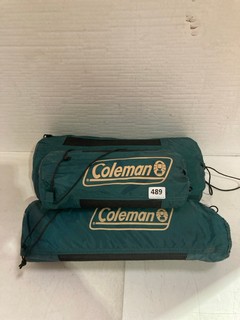 QTY OF ASSORTED ITEMS TO INCLUDE COLEMAN WATERPROOF CAR COVER/TARP