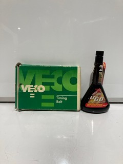 QTY OF ASSORTED ITEMS TO INCLUDE VECO TIMING BELT & REDEX 0-60 OCTANE BOOSTER FOR PETROL