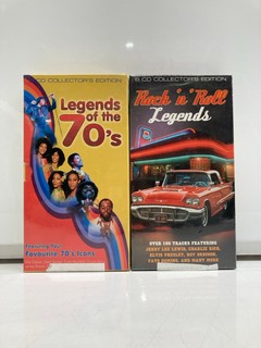 QTY OF ITEMS TO INCLUDE AUTOCARE CAR BOOT NON SLIP MAT & QTY OF 6CD COLLECTORS EDITION CD SETS INCLUDE ROCK N ROLL LEGENDS & LEGENDS OF THE 70S