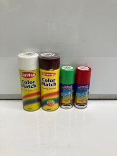 QTY OF TETROSYL, CARPLAN & AUTOCARE CAR SPRAY PAINT