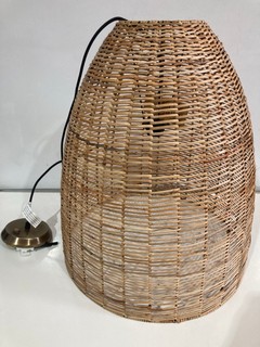 NKUKU NOKO WICKER CONICIAL LARGE 57.5 X 50CM (DIA) SKU:NP0803 RRP £195