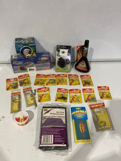 QTY OF ASSORTED ITEMS TO INCLUDE RING300W 24V POWER SOURCE & PROLED RACING METER