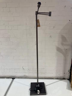 NKUKU KARA STANDING LAMP AGED BRONZE LARGE ADJUSTABLE APPROX 145 X 35 X 26CM RRP £350