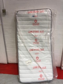 LITTLE HOME AT JOHN LEWIS 15CM DEEP OPEN QUILTED MATTRESS KIDS SINGLE 15CM X 190CM X 90CM (003331101) RRP £135