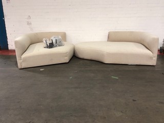 JOHN LEWIS LOZENGE LHF CHAISE SOFA MISSING CUSHIONS RRP £1999