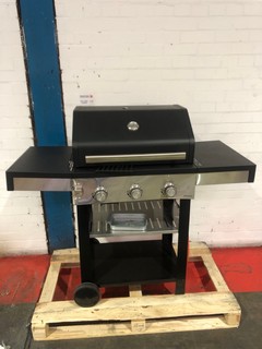 JOHN LEWIS 3-BURNER GAS BBQ BLACK (003331140) RRP £319