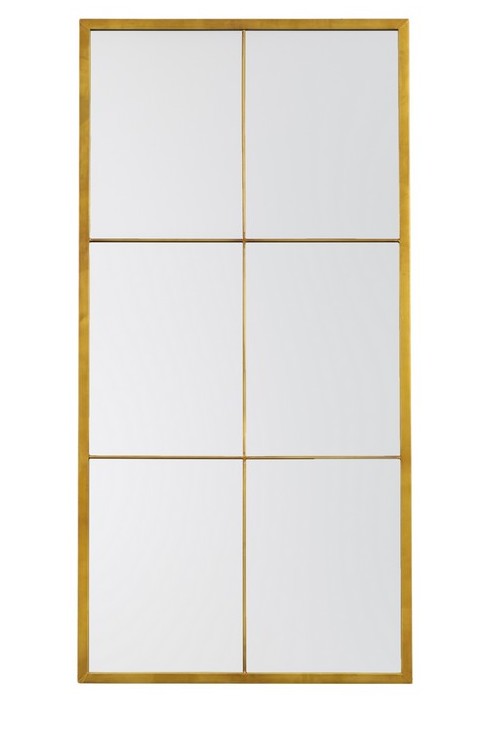 WINGHAM MIRROR IN GOLD - SIZE 750 X 25X1500MM (677045) - RRP £199.99 (NO GLASS)