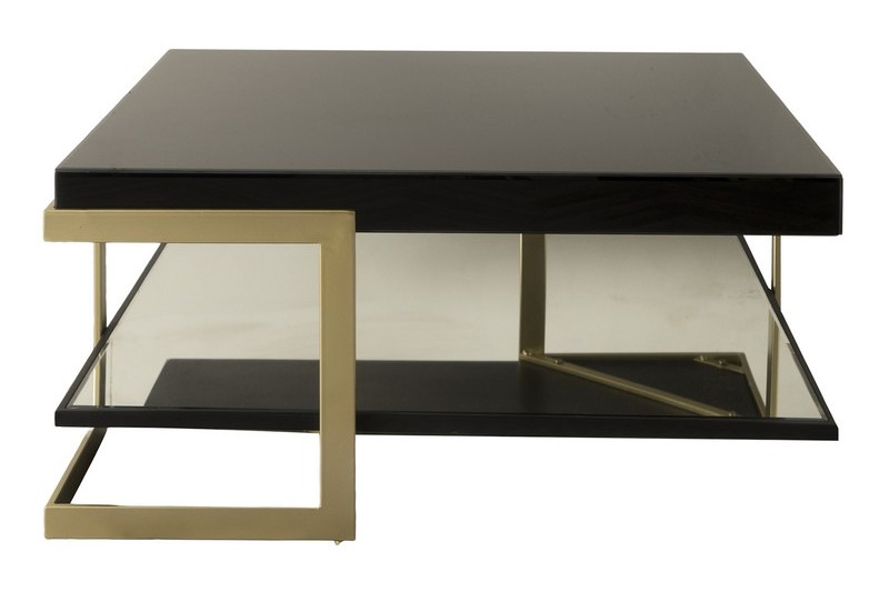 ARDELLA COFFEE TABLE IN BLACK / GOLD - RRP £725