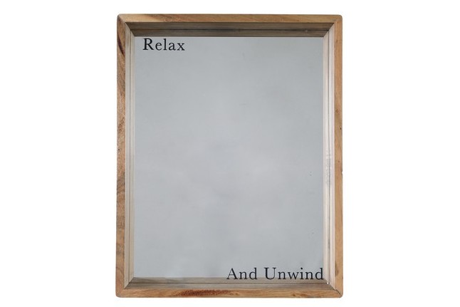 RELAX AND UNWIND BOX MIRROR IN NATURAL