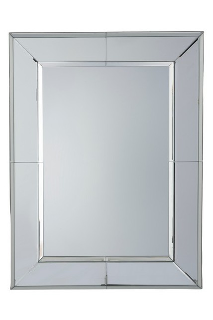 APPROX 107 X 80CM FRAMELESS MIRROR