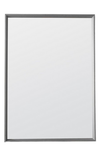 COMIT MIRROR WITH GREY FRAME APPROX 74 X 105CM