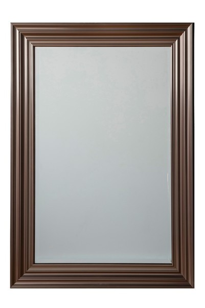 APPROX 80 X 110CM FRAMED MIRROR IN MEDIUM GREY