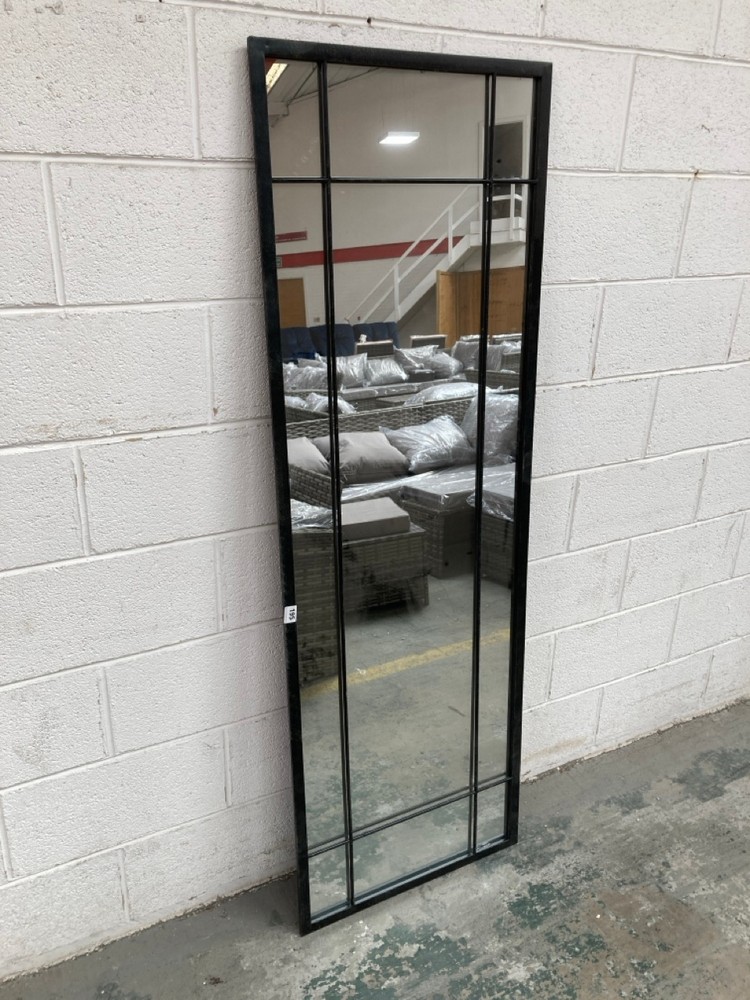 APPROX 180 X 60CM MIRROR IN BLACK