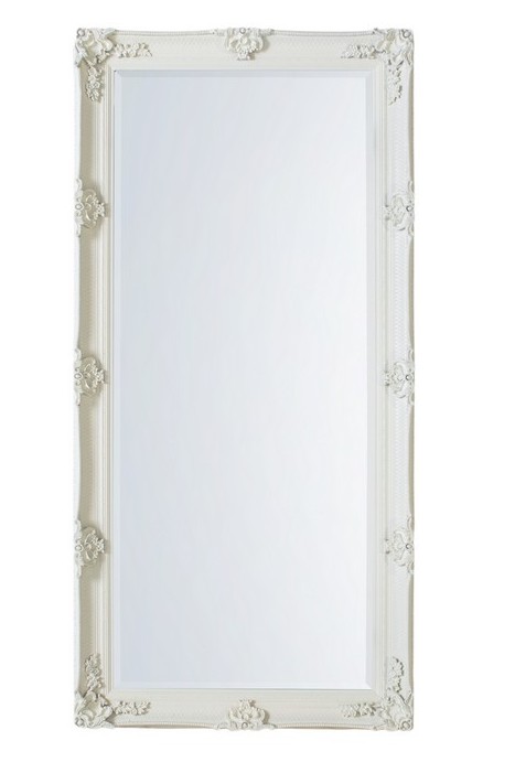 ABBEY LEANER MIRROR IN CREAM 795 X 1650MM - RRP £299