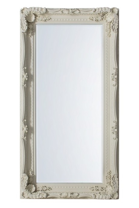 CARVED LOUIS MIRROR IN CREAM 895 X 1755MM - RRP £419