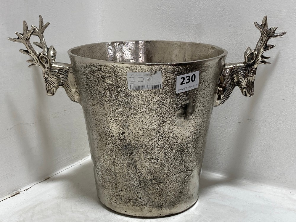 STAG WINE BUCKET LARGE IN CHROME