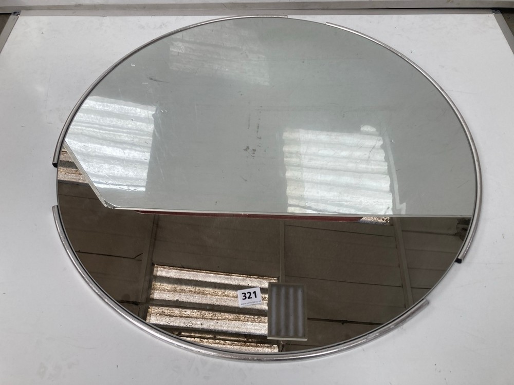 APPROX 80 X 80CM ROUND MIRROR - FRAMELESS