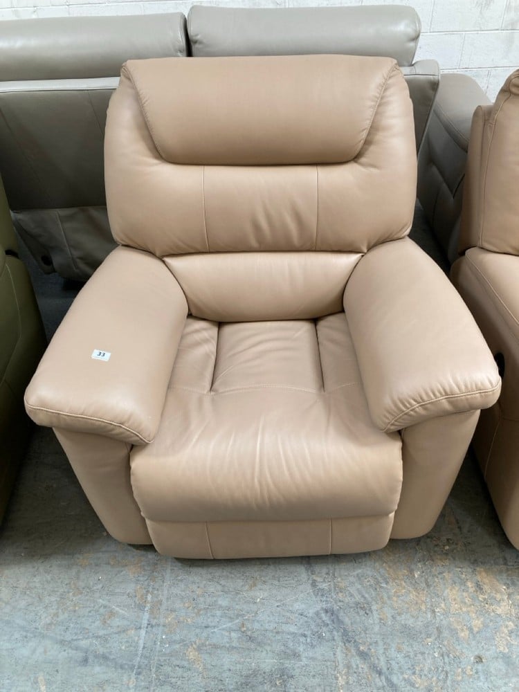 LA-Z-BOY STATEN POWER RECLINER ARMCHAIR IN EARTH - RRP £1699