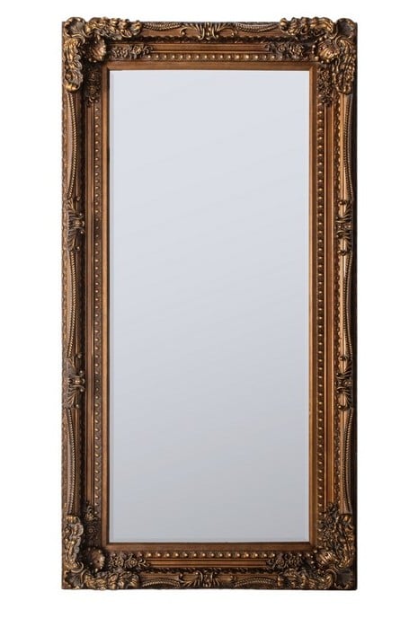 CARVED LOUIS LEANER MIRROR GOLD 1755X895MM - SKU: 682522 RRP £419