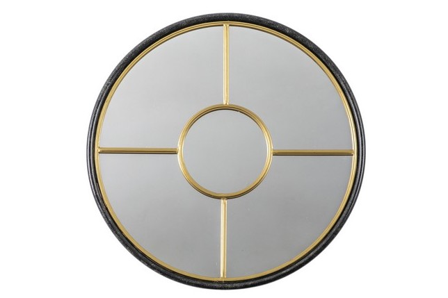 ROCCA ROUND MIRROR GOLD 600X30X600MM - RRP £149.95