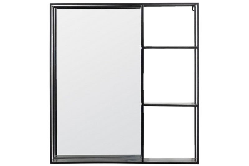 BASSAN MIRROR SHELF BLACK 600X120X650MM - SKU: 703560 RRP £239