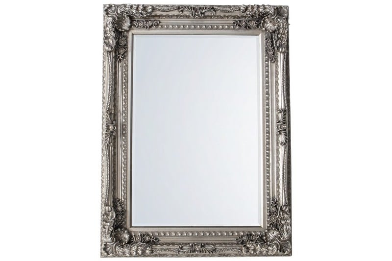 CARVED LOUIS MIRROR SILVER 1190X890MM - (406342) - RRP £359