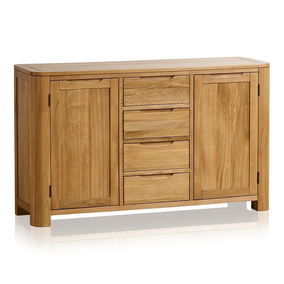 ROMSEY NATURAL SOLID OAK LARGE SIDEBOARD - MODEL NO. RMS016 - RRP £669.99