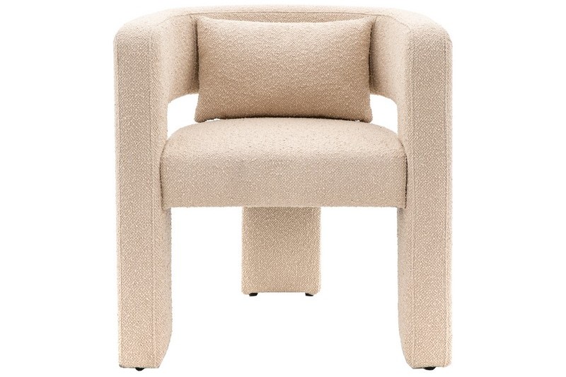 AREZZO ARMCHAIR TAUPE 690X640X785MM - SKU: 528579 RRP £379.95