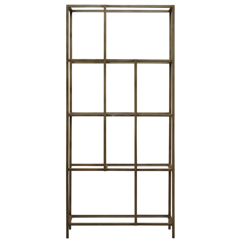 ROTHBURY DISPLAY UNIT BRONZE 700X320X1505MM - SKU: 256882 RRP £825