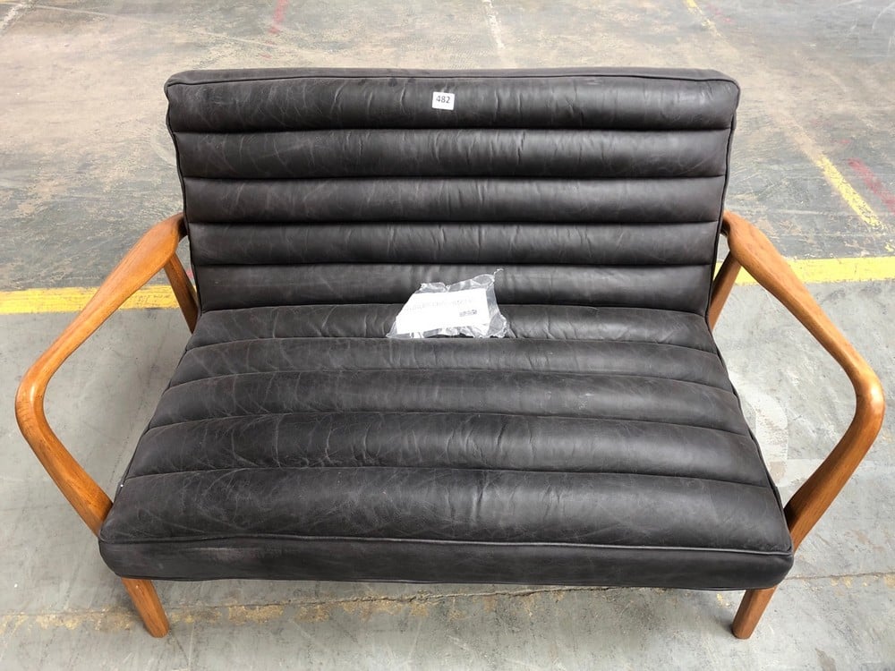 DATSUN 2 SEATER SOFA ANTIQUE EBONY - SKU: 244629 RRP £1925