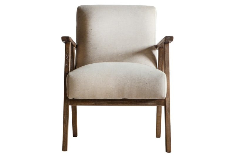 NEYLAND ARMCHAIR NATURAL LINEN - RRP £625