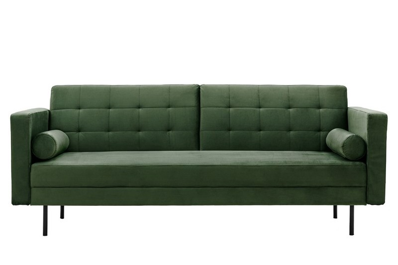 EYNSFORD SOFA BED BOTTLE GREEN 2060X800X810MM (530671) - RRP £829.95