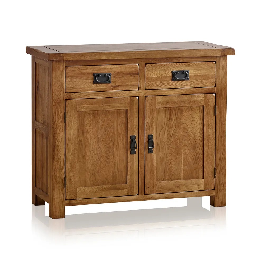 ORIGINAL RUSTIC SOLID OAK SMALL SIDEBOARD - MODEL NO. RUS23 - RRP £549.99