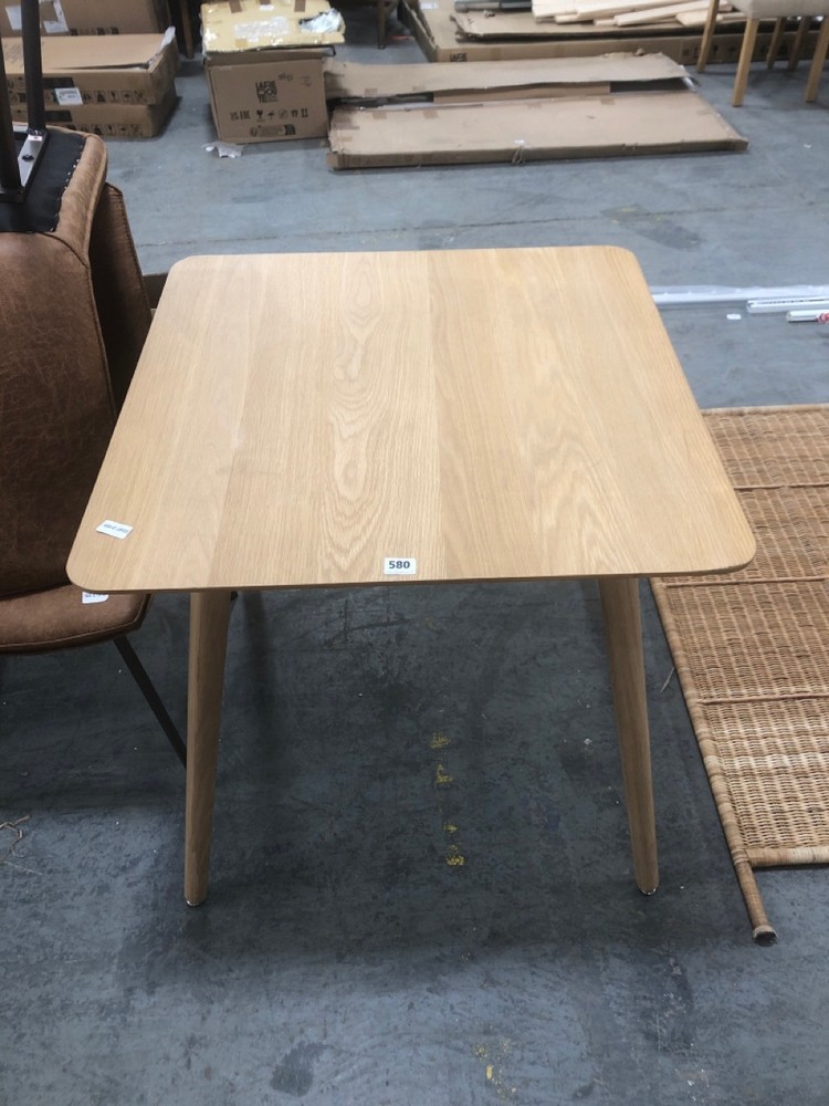 SQUARE WOODEN DINING TABLE