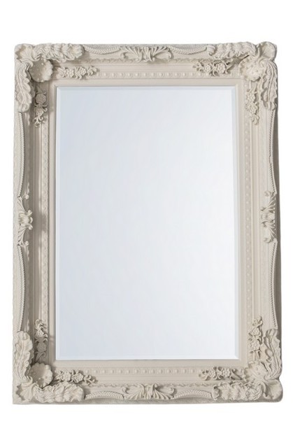 CARVED LOUIS MIRROR CREAM 1190X890MM - (411841) - RRP £359