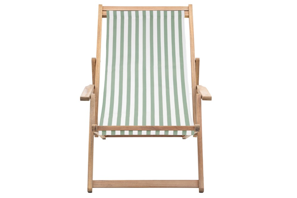 CRETA DECK CHAIR VERDE STRIPE - SKU; 518433 RRP £89.95