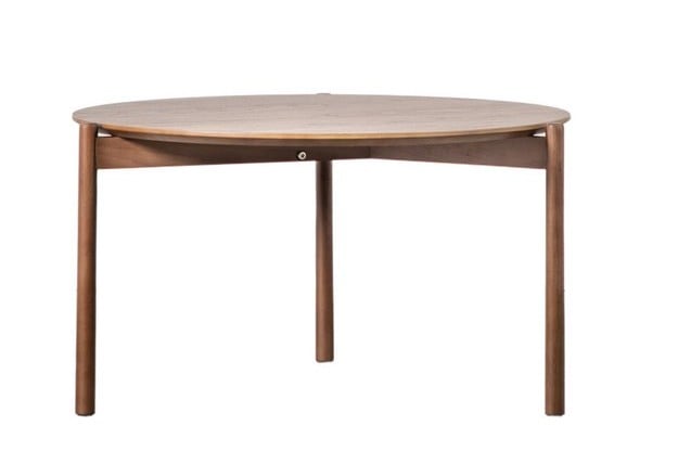 BURLEY COFFEE TABLE WALNUT 700X700X400MM - SKU; 686184 RRP £249